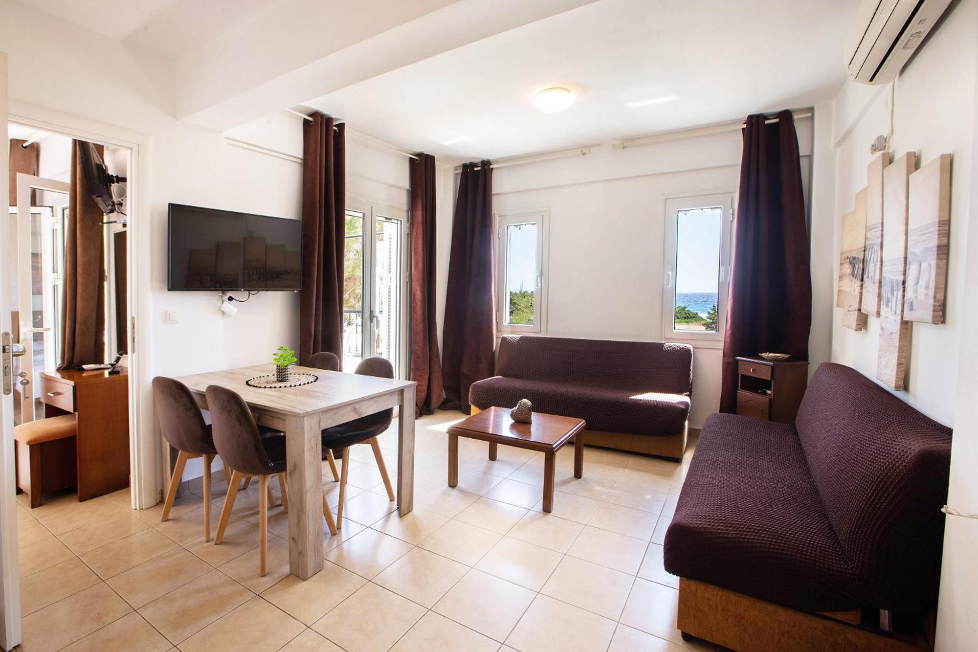 Romanos Beach Villas Bagian luar foto