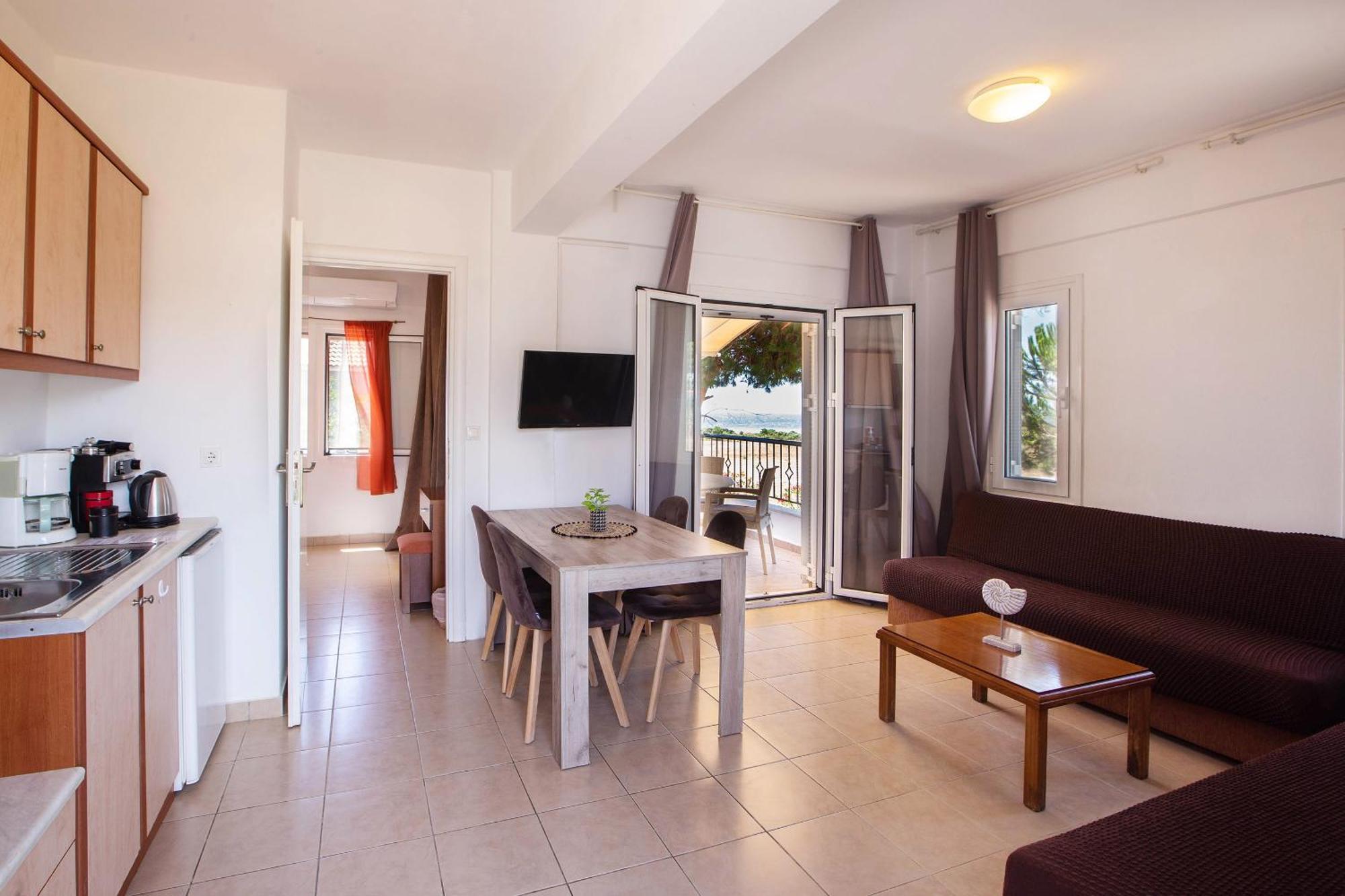 Romanos Beach Villas Bagian luar foto