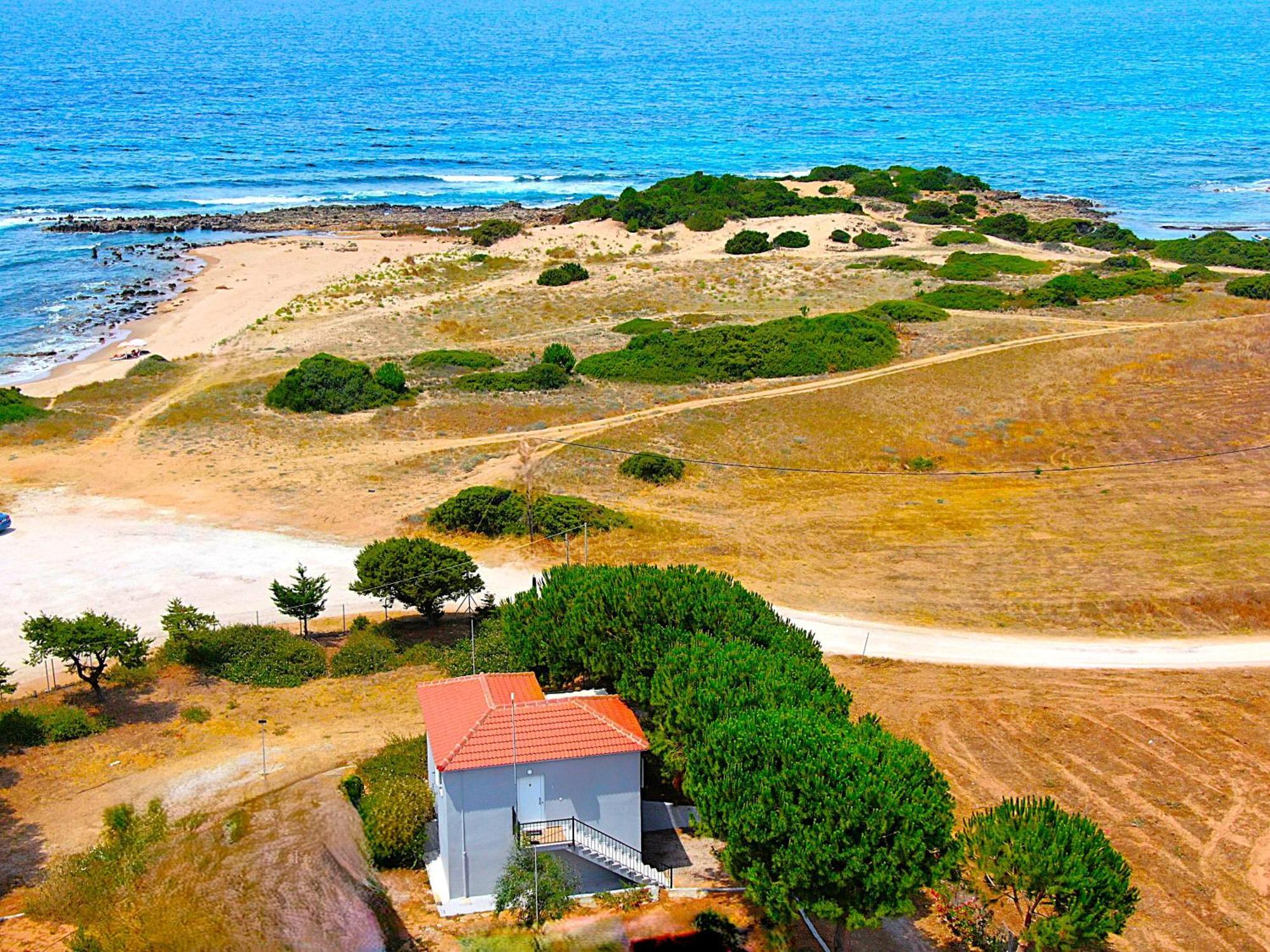 Romanos Beach Villas Bagian luar foto